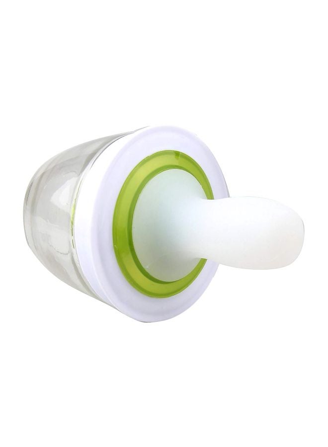 طقم فرش طهي من السيليكون للطهاة أبيض/ أخضر/ شفاف 16x8سم - Image 1