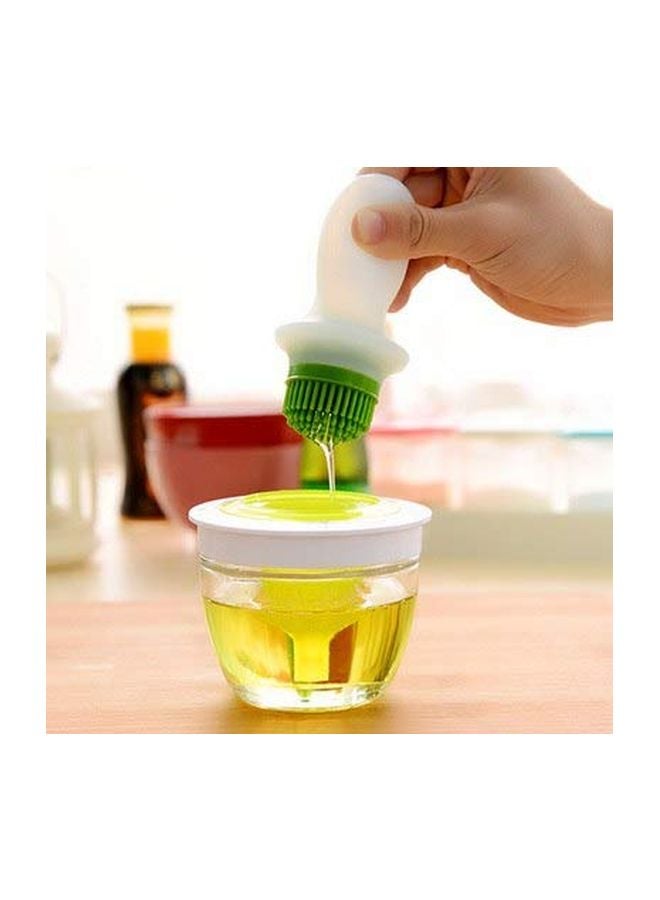 طقم فرش طهي من السيليكون للطهاة أبيض/ أخضر/ شفاف 16x8سم - Image 2