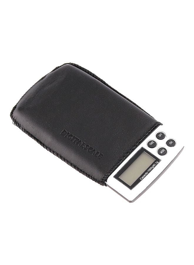 KKmoon Mini Electronic Balance Weight Scale Black/silver 12.5x3x8.5centimeter - Image 1