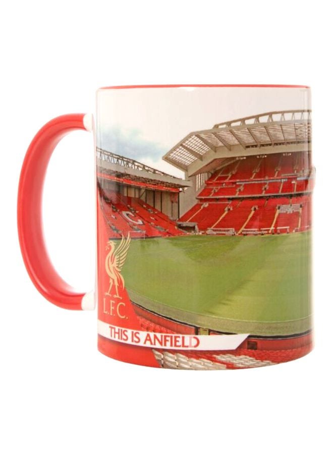ليفربول  F.C. مج قهوة بطبعة ملعب وعبارة "This Is Anfield" أخضر/ أبيض/ أحمر - Image 1