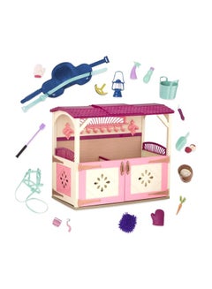 GLITTER GIRL 20-Piece Horse Barn And Accessory Set 62243337190 14inch  - Image 2