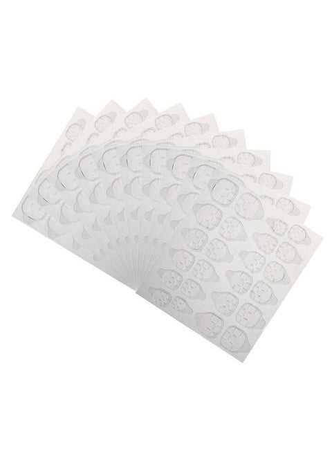 240-Piece Nail Adhesive Glue Tape Set Clear