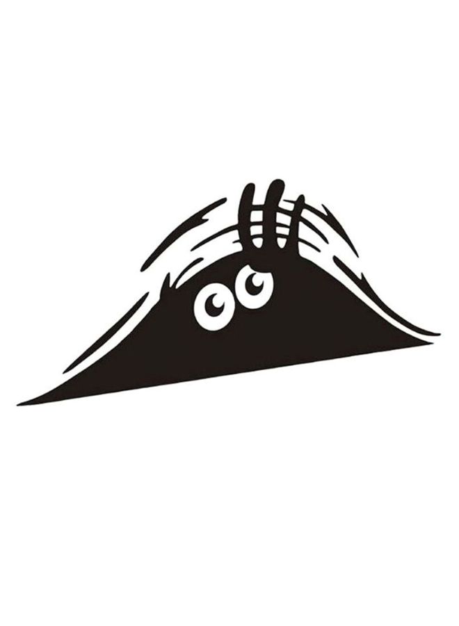 ملصق سيارة مضاد للماء برسمة عينَي وحش مختبئ في الظلام - Image 1