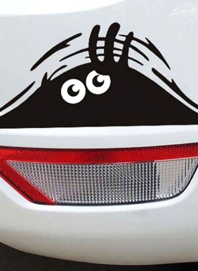 ملصق سيارة مضاد للماء برسمة عينَي وحش مختبئ في الظلام - Image 2