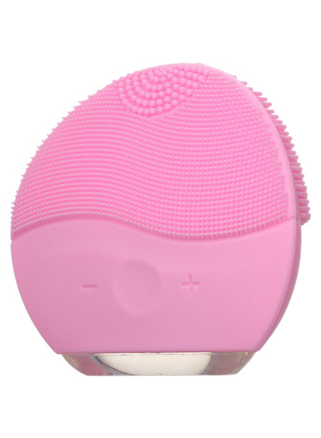 جهاز تدليك كهربائي لتنظيف مسام الوجه وردي - Image 1