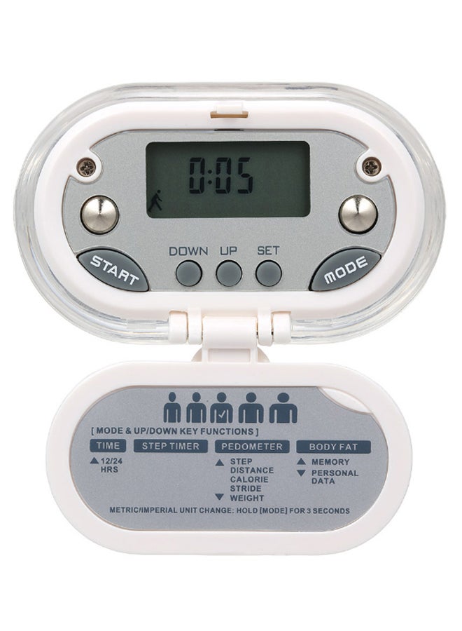 Generic - Multi-Functional Mini Step Counter Pedometer With Clip - Image 1
