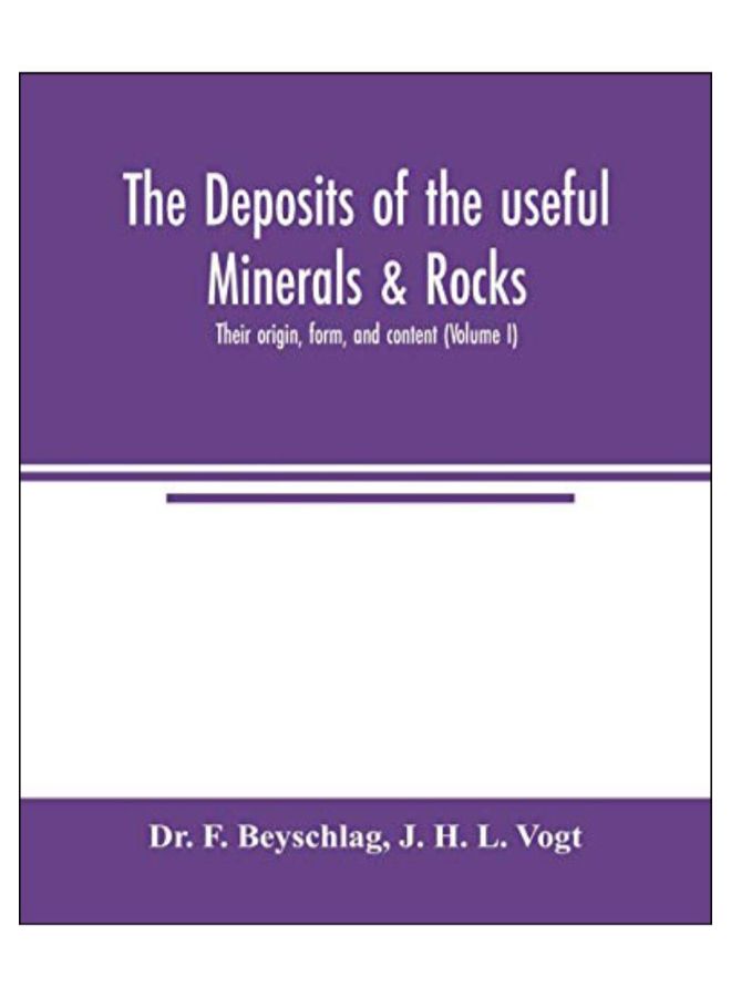 The Deposits Of The Useful Minerals & Rocks paperback english - 43900 