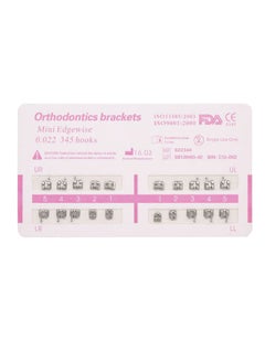 20-Piece Dental Orthodontics Bracket Braces Set Silver