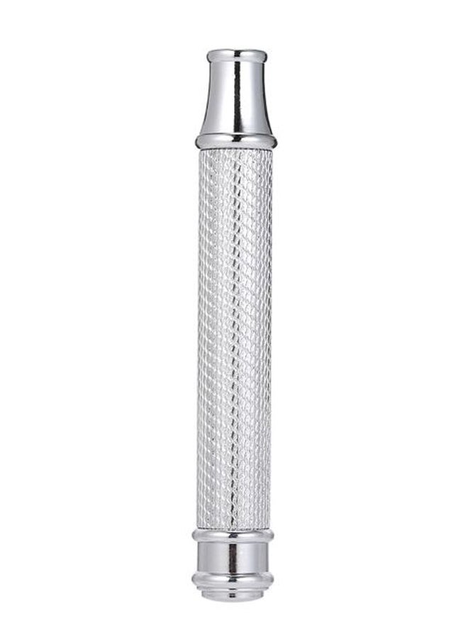 Generic Mini Short Safety Razor Handlebar Silver  - Image 1