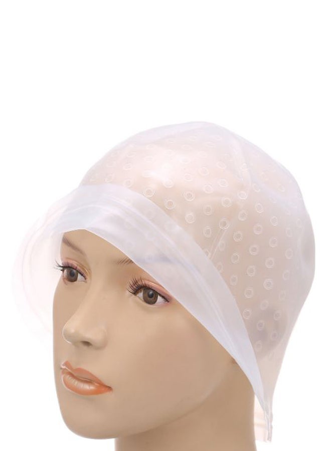 Reusable Hair Colouring Dye Cap White - Image 1