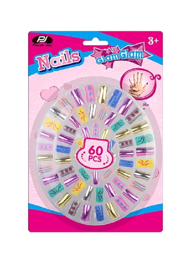 60-Piece Glamglam Nail Kit