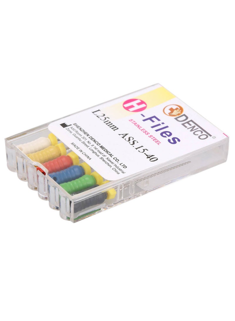Denco - Pack Of 10 Endodontic H-File Dental Instruments - Image 1