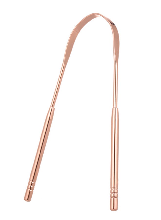 Professional Oral Care Tongue Cleaner Rose Gold 13 x 6cm - Image 2
