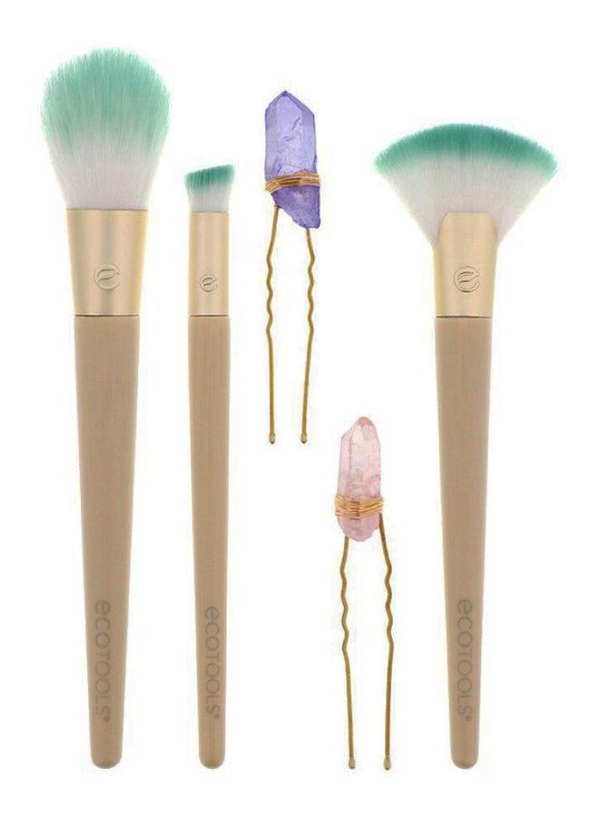 Ecotools 5-Piece Glossy Finish Brush Set Multicolour - Image 1