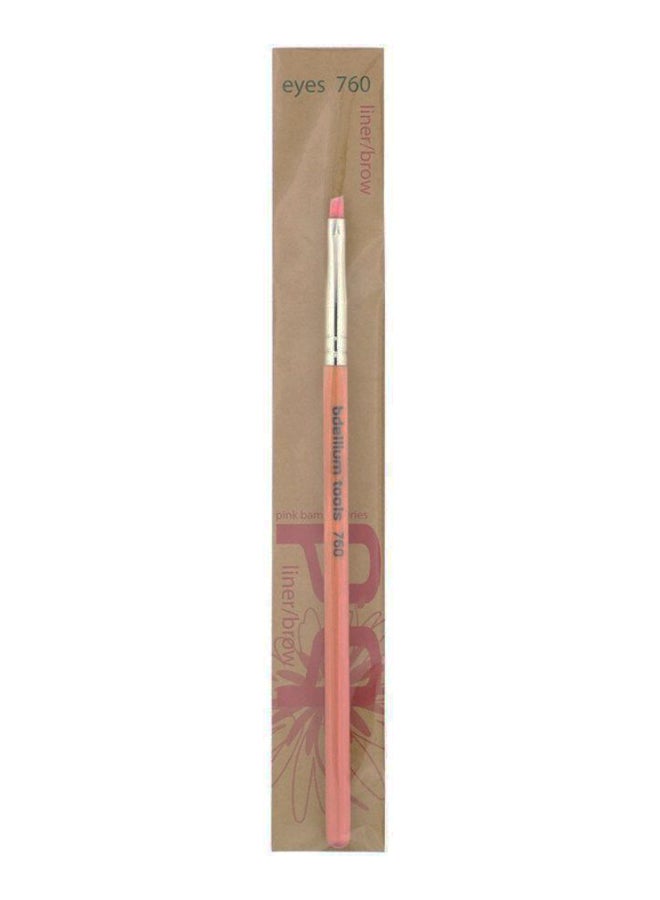 Bdellium Tools 760 Series Eyes Shadow Brush Pink/Silver  - Image 2
