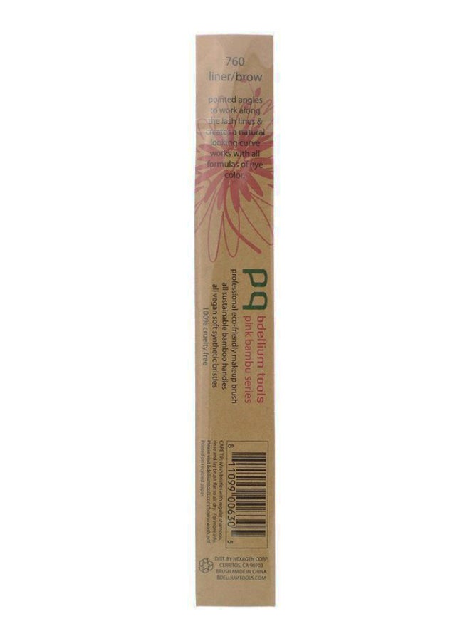 Bdellium Tools 760 Series Eyes Shadow Brush Pink/Silver  - Image 3