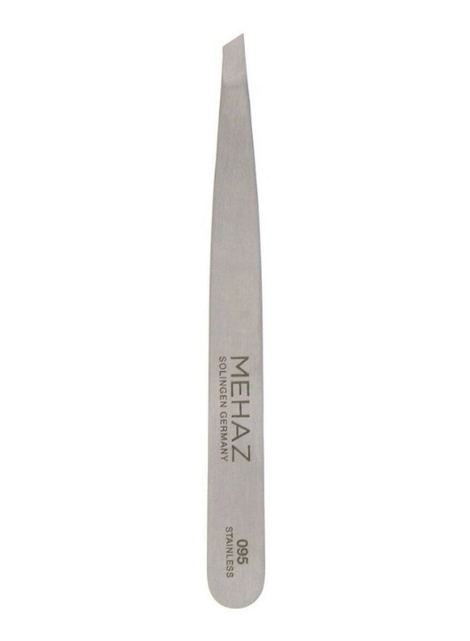 Mehaz Depil-A-Tweez Slant Tweezer Silver - Image 1