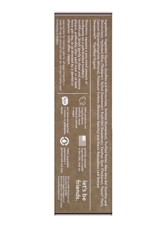 هالو معجون أسنان للتدريب خالٍ من الفلورايد بنكهة التفاح الطبيعية - Image 3