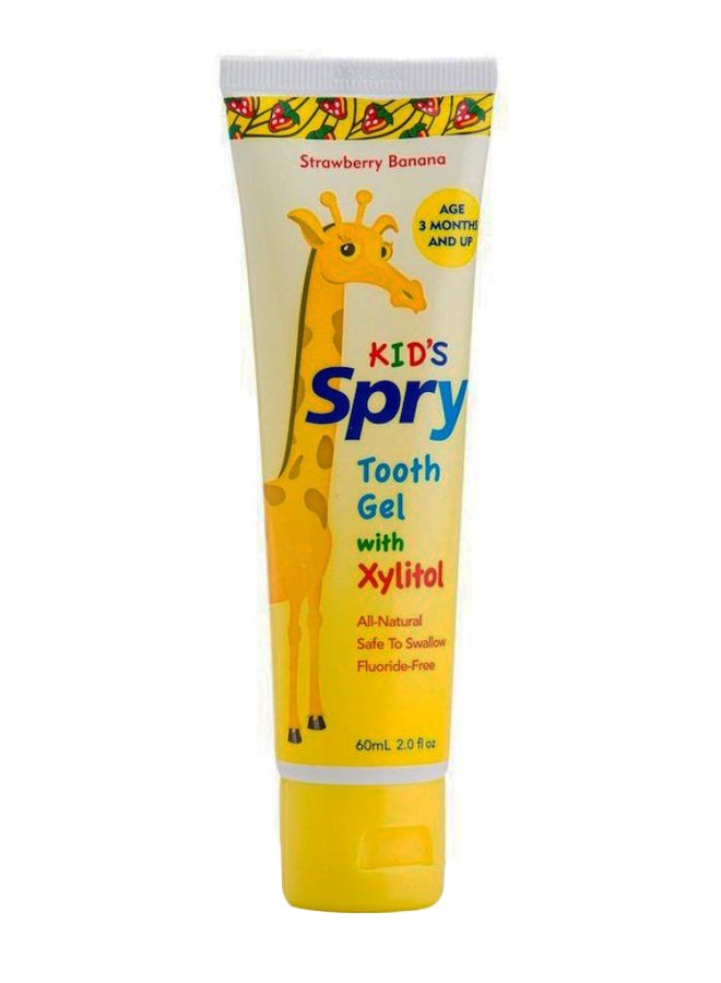 Xlear Strawberry Banana Flavour Kids Spry Tooth Gel - Image 1