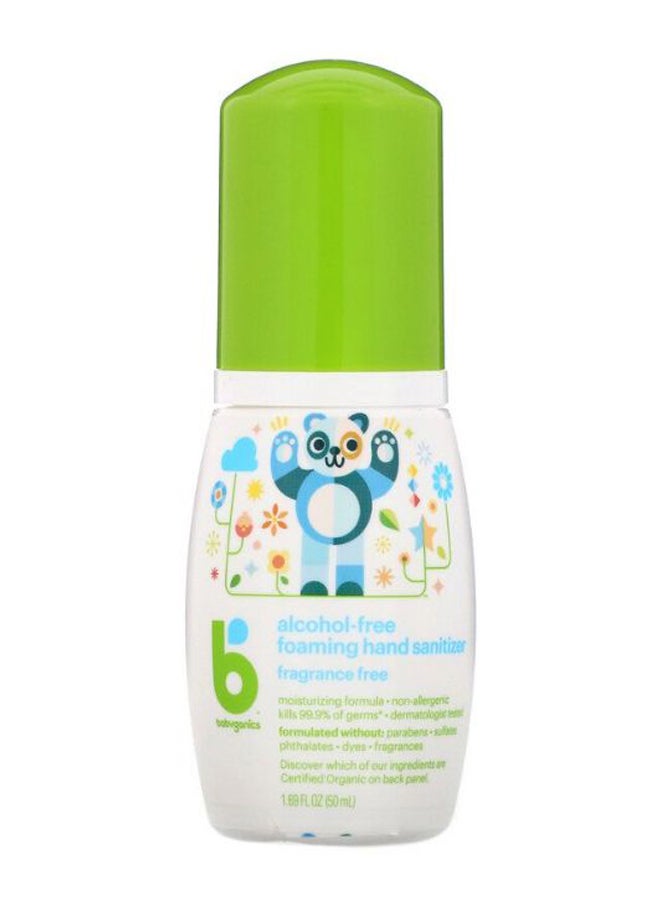 Babyganics Fragrance Free Foaming Hand sanitizer - Image 1