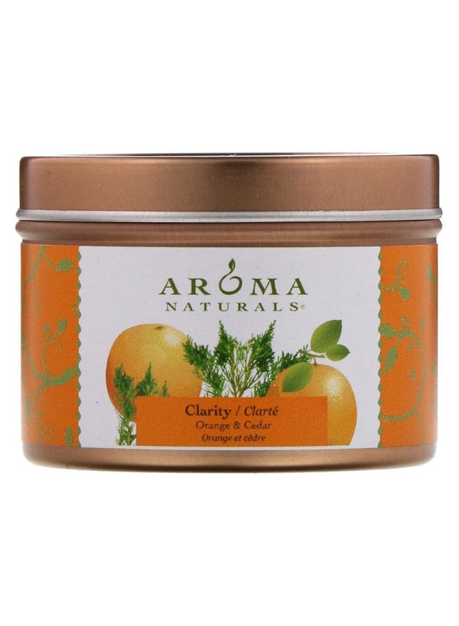 Aroma Naturals - Soy Vegepure Clarity Travel Candle Multicolour - Image 1