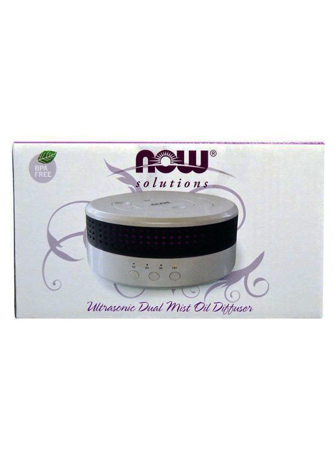 Now Foods Ultrasonic Dual Mist Oil Diffuser Beige/Black 250ml - Image 2