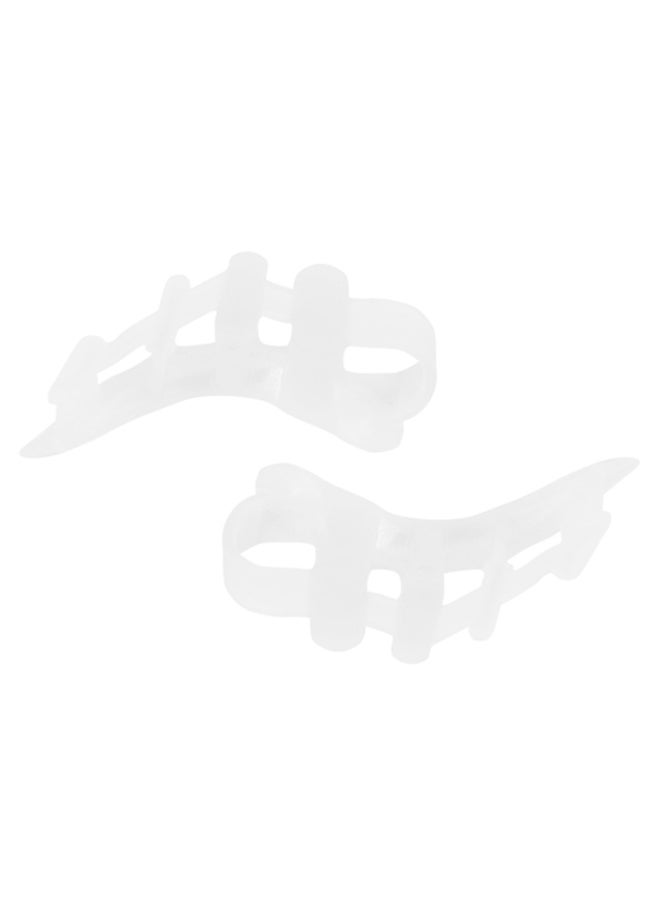 Generic - Pair Of Straightener Bunion Corrector Hammer Toe Separator Transparent - Image 1