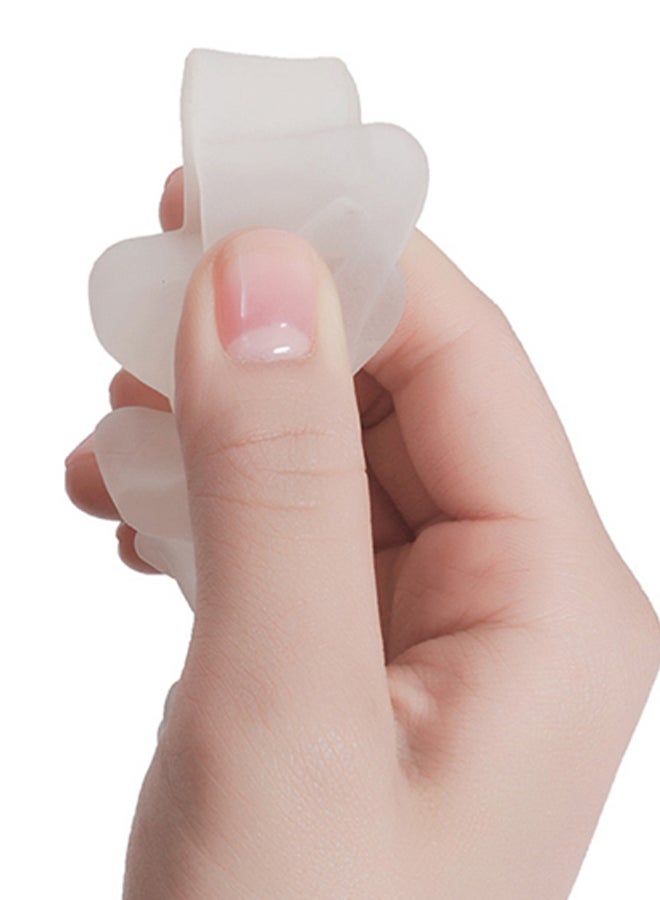 Generic - Pair Of Straightener Bunion Corrector Hammer Toe Separator Transparent - Image 1