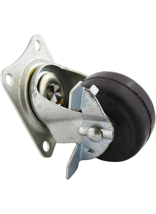 Nylon Caster Wheel Black/Silver 2inch  - Image 2