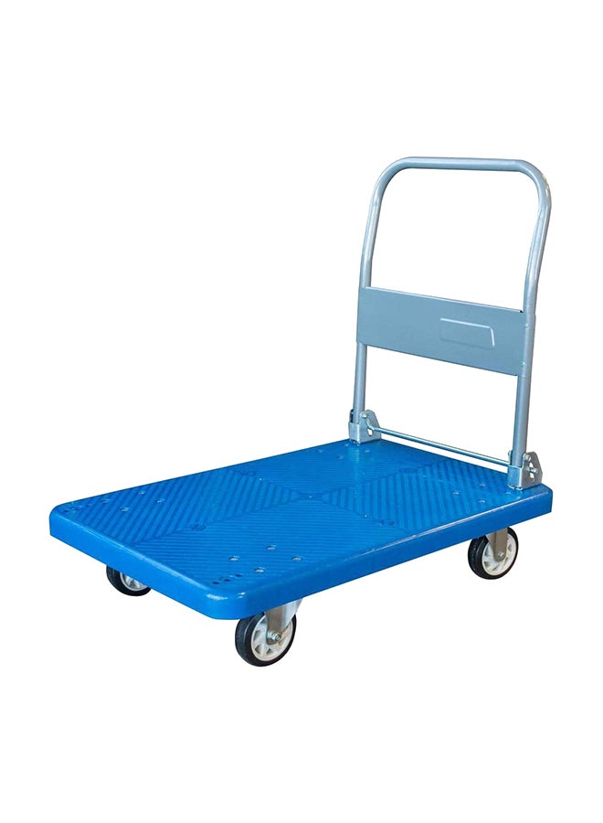 Fiber Load Platform Truck Blue/Silver 7.9 x 23.6 x 23.6inch