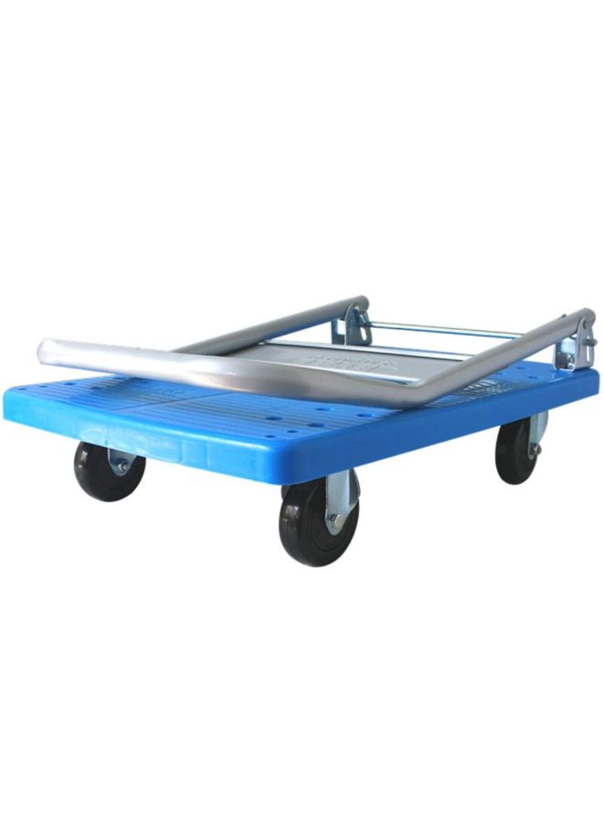 Foldable Platform Truck White/Blue 90 x 60cm - Image 2