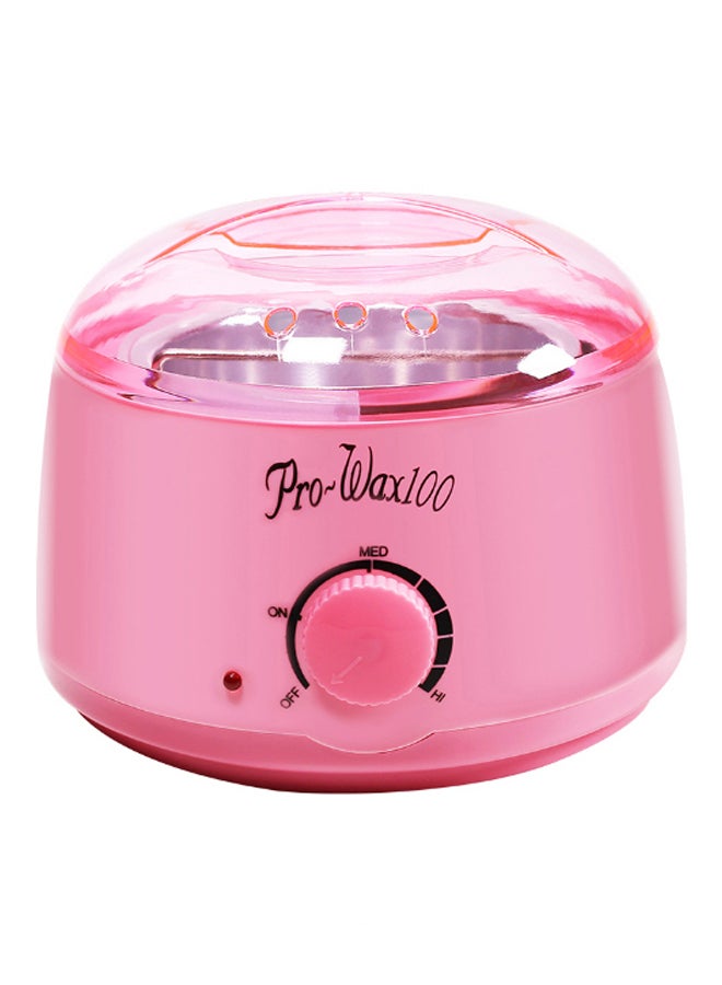 Pro-Wax100 Multi-Functional Hair Removal Wax Warmer Heater Pink 18.5 x 18.5cm - Image 1