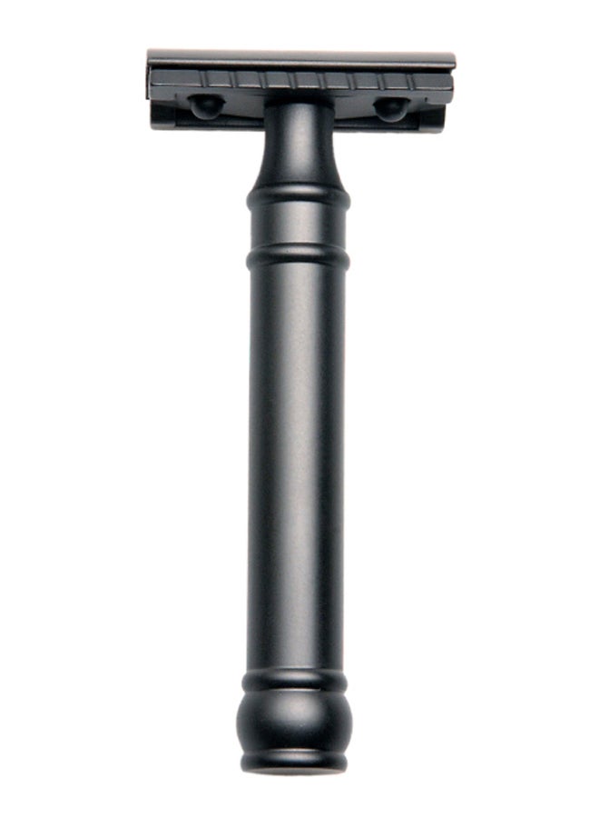 Double Edge Shaving Razor Black 13.5 x 4.5cm - Image 1