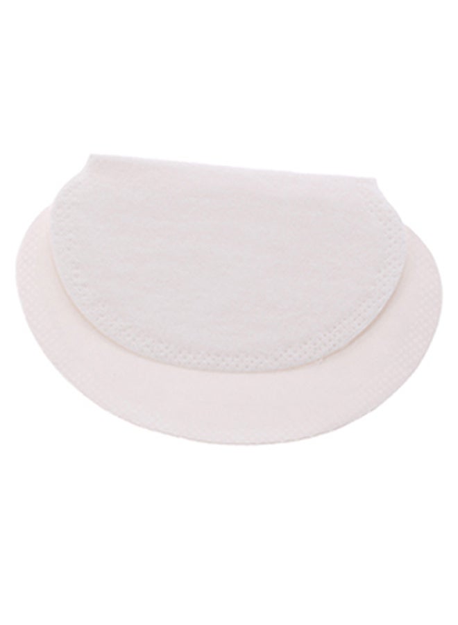 طقم وسادات العرق تحت الإبط غير المرئية للاستخدام مرة واحدة مكون من 100 قطعة أبيض 15 x 14سم - Image 1