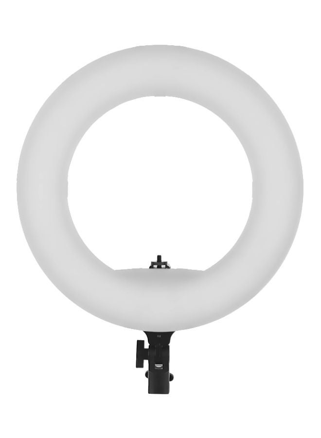 طقم مصباح LED بتصميم حلقي أسود/ أبيض - Image 2