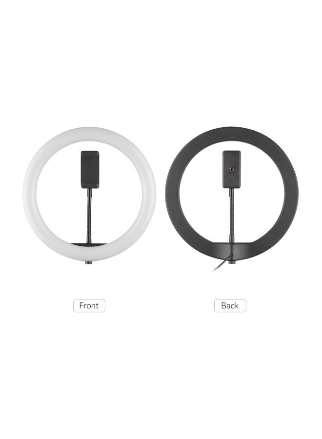 Generic Desktop LED Video Ring Light Kit White  - Image 2