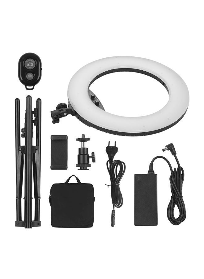 طقم مصابيح حلقية LED نوع SMD قابلة للتعتيم أبيض/أسود - Image 1
