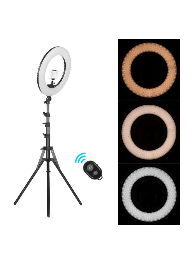 Dimmable SMD LED Ring Light Kit White/Black - Image 5