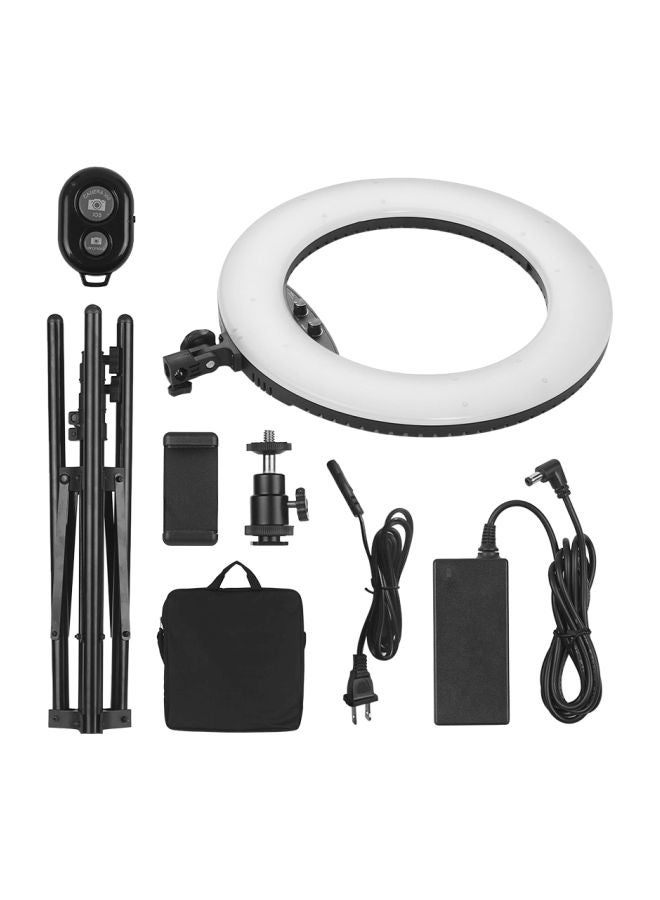 Dimmable SMD LED Ring Light Kit White/Black - Image 1