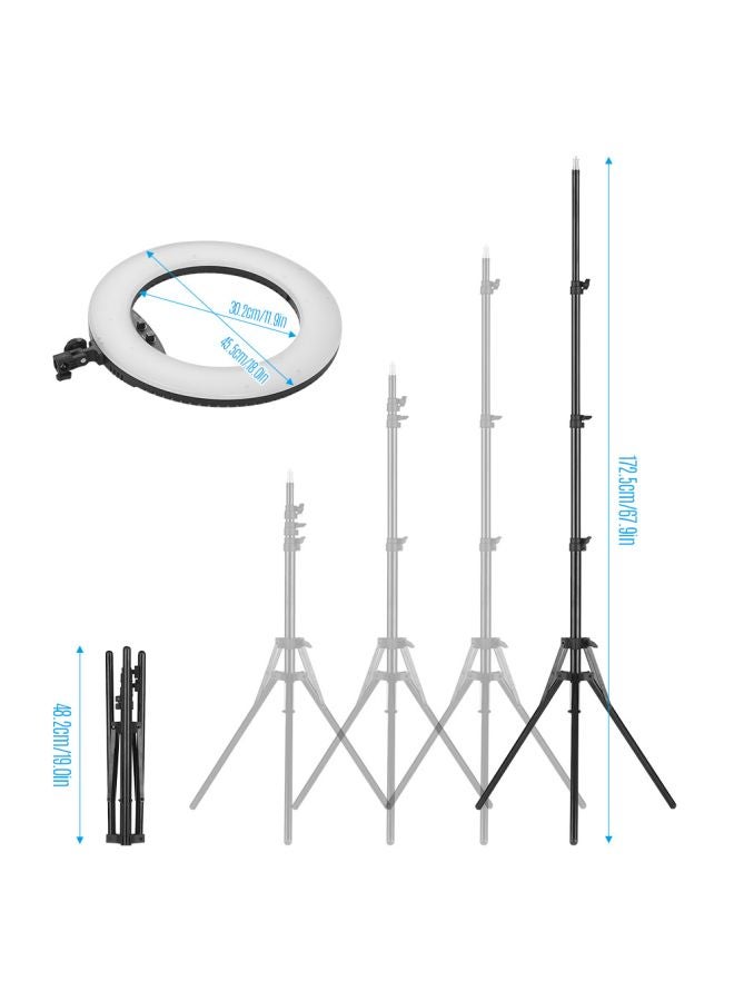 Dimmable SMD LED Ring Light Kit White/Black - Image 4