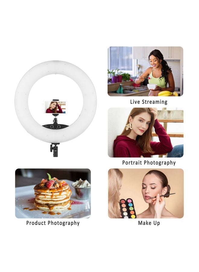 Dimmable SMD LED Ring Light Kit White/Black - Image 5