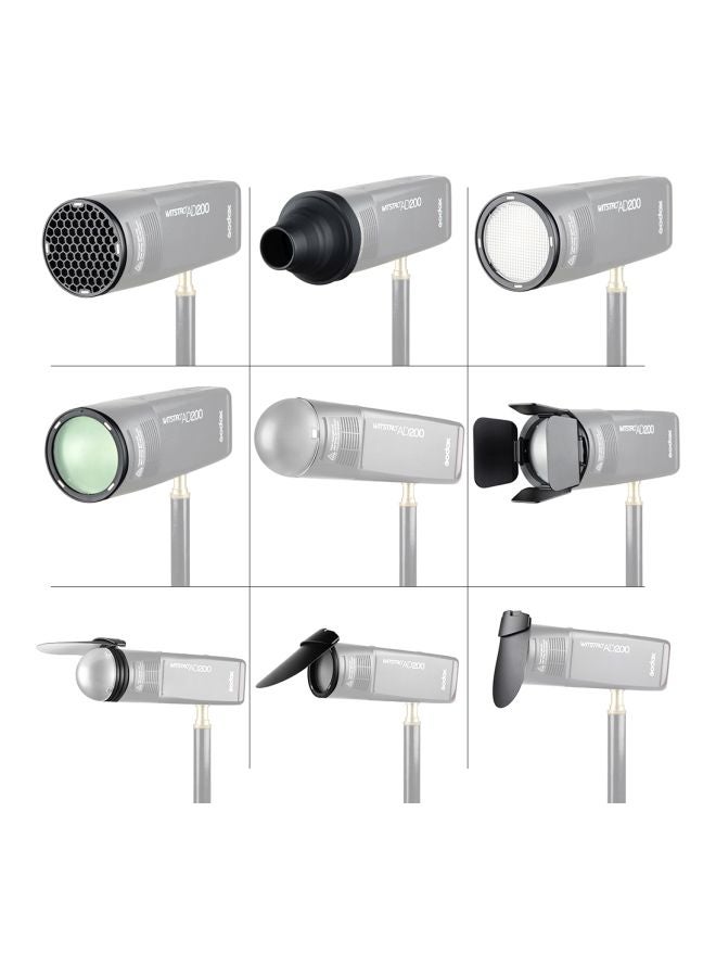 Godox Pocket Flash Light Accessories Kit Black/White/Green  - Image 3