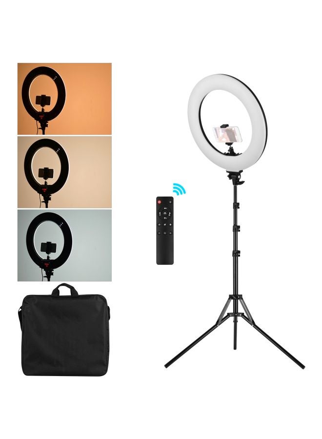 Photography LED Ring Light Fill-In Lamp Set Black - Image 3