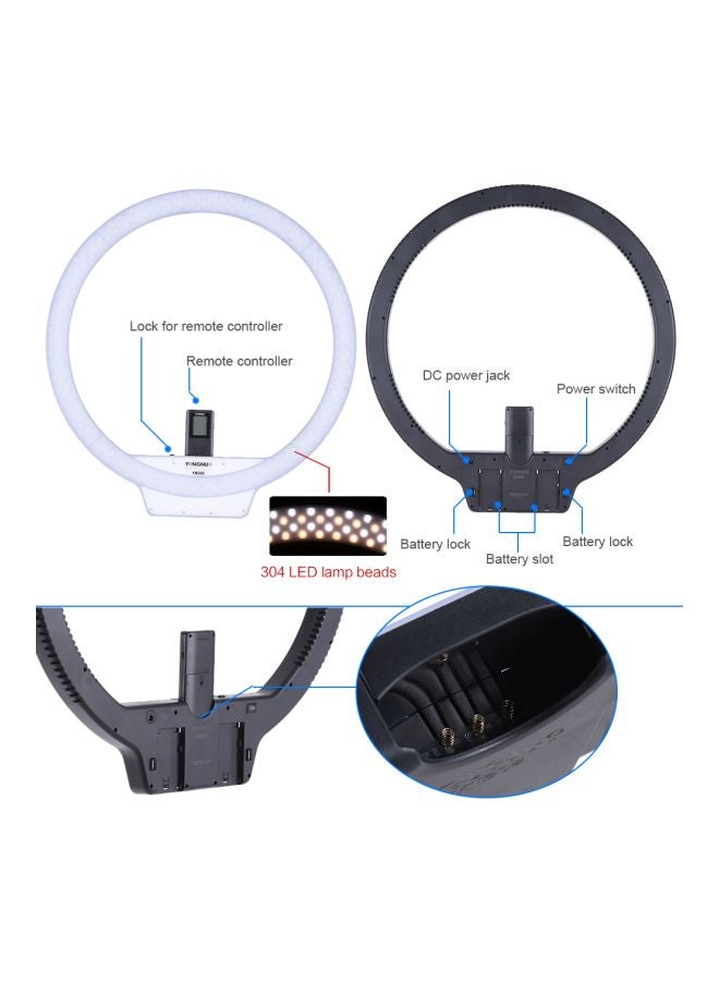 YONGNUO LED Video Ring Light White/Black  - Image 4