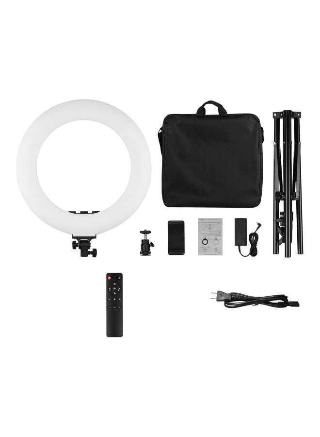 Photography LED Ring Light Fill-In Lamp Set Black - Image 1