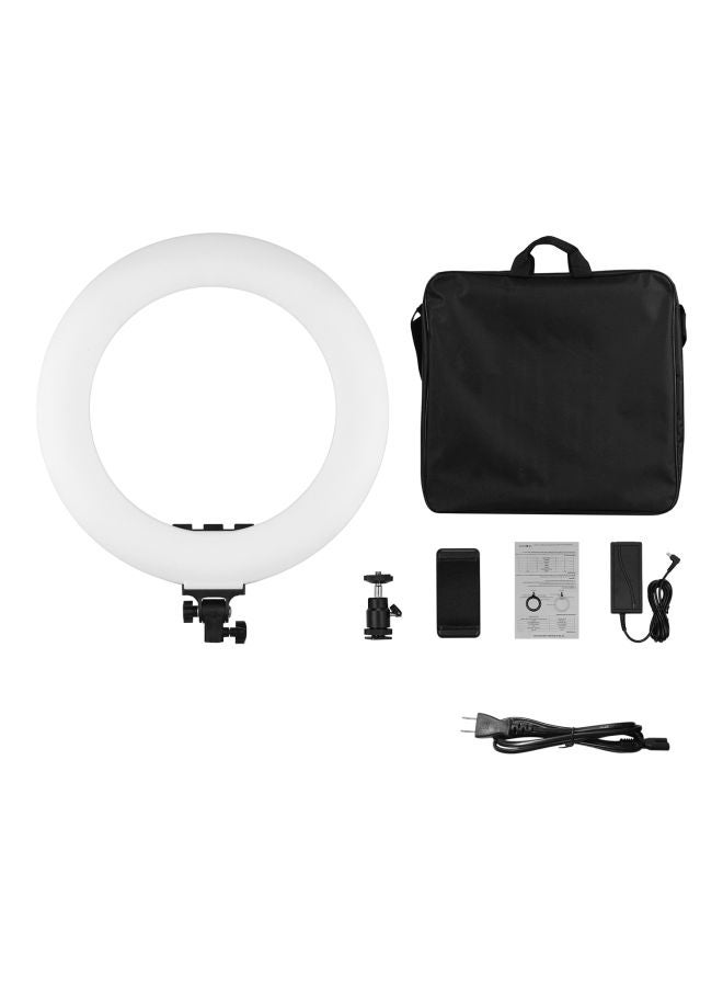 Photography LED Ring Light Fill-In Lamp Set Silver - Image 1
