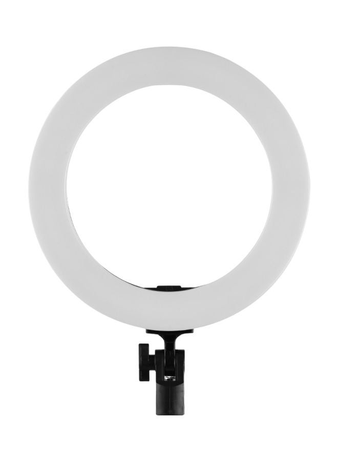 Generic - LED Ring Light Lamp With Cell Phone Holder Set Black - Image 1