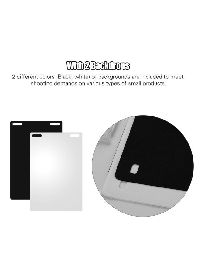 Generic - DIY LED Studio Light Box With Photography Tent Set White - Image 1