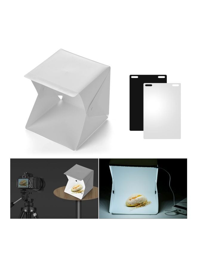 Generic - DIY LED Studio Light Box With Photography Tent Set White - Image 1