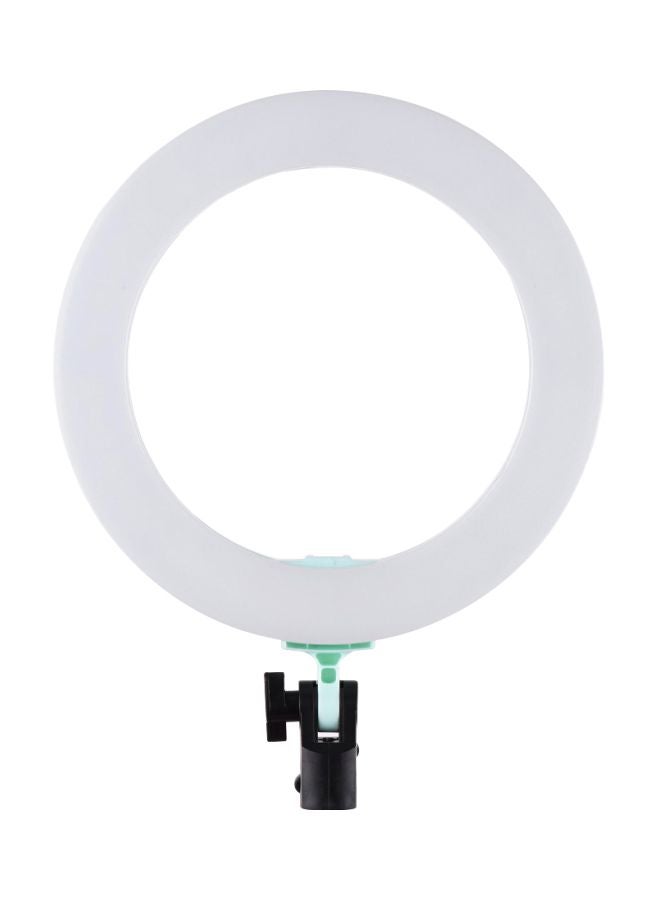 LED Ring Light Studio Video Lamp With Cell Phone Holder Set Green - Image 1